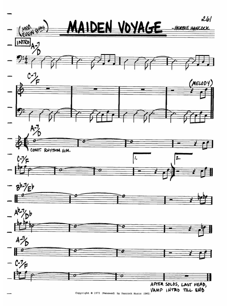 Aebersold Série Maiden Voyage Guitar Voicings De Chuck Rainey