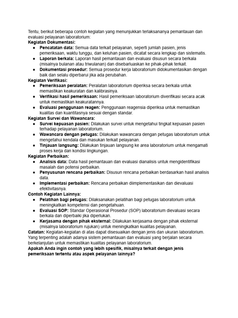 Contoh Kegiatan Terlaksananya Pemantauan Dan Evaluasi Pdf