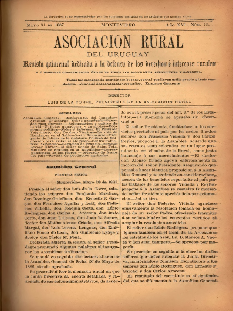 ARU aXVI n10 31 05 1887 | PDF