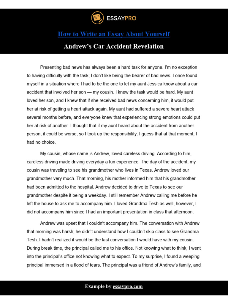Profile Essay Example 1 | PDF