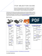 Foot Switch Selection Guide