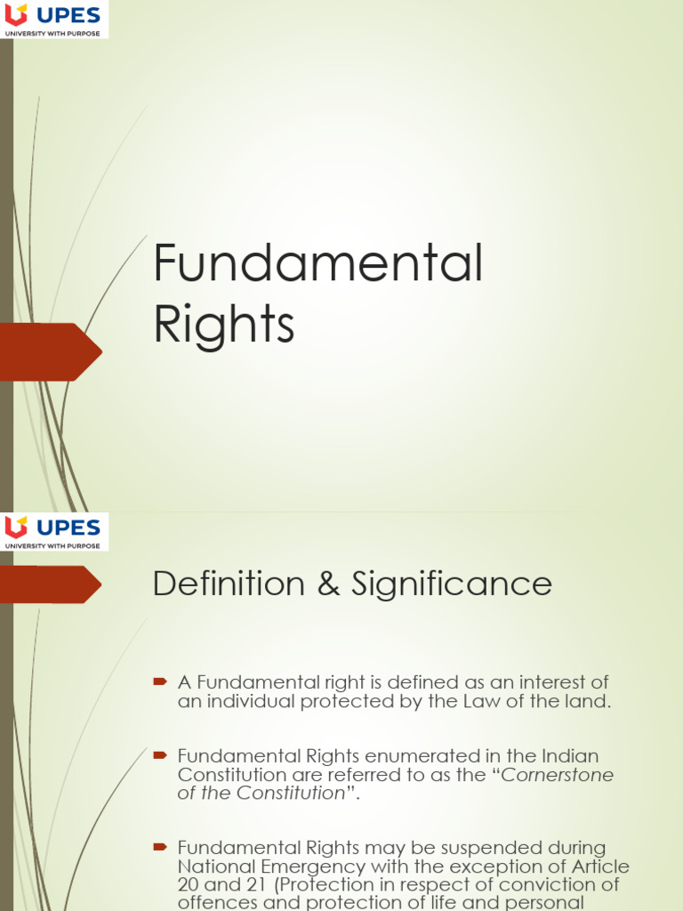 Session - 3 Fundamental Rights | PDF