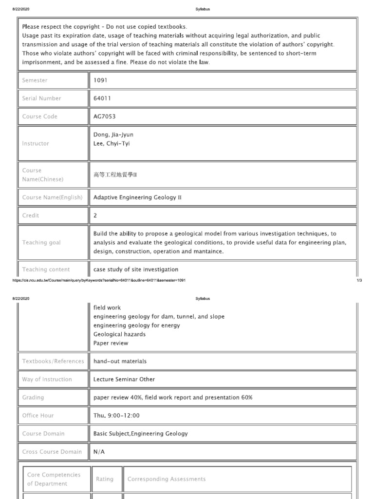 Adaptive Engineering Geology (E) | PDF