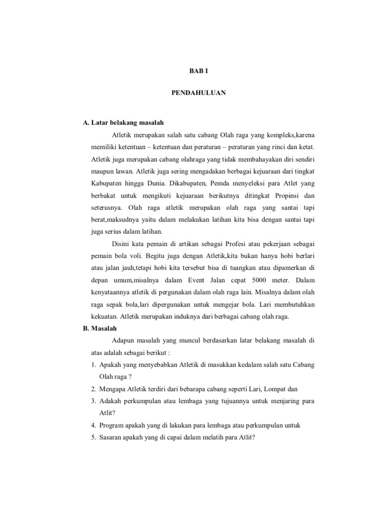 MAKALAH ATLETIK ASYADI