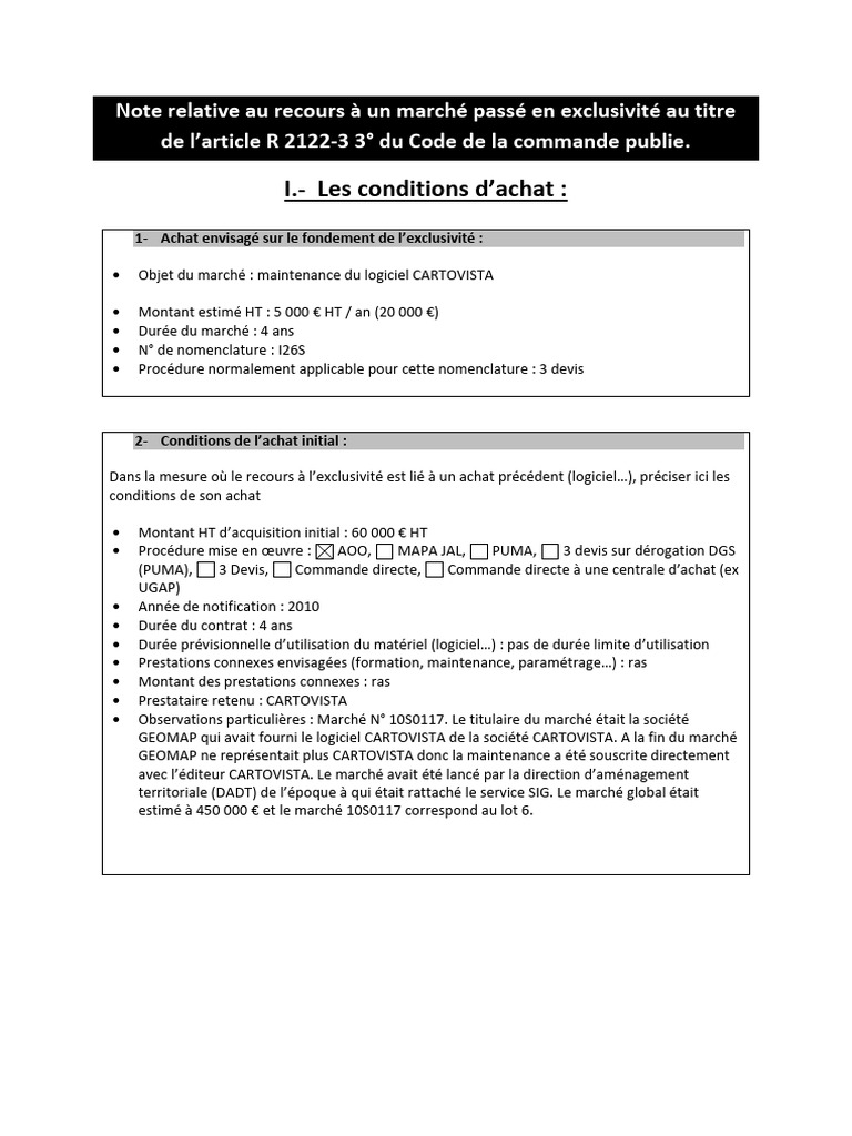 CARTOVISTA Note DACP 2024 Signe | PDF