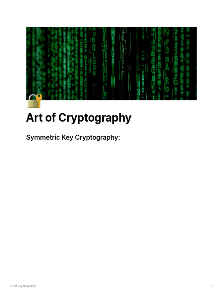 Stream Ciphers in Cryptography Art | PDF | Key (Cryptography) | Encryption