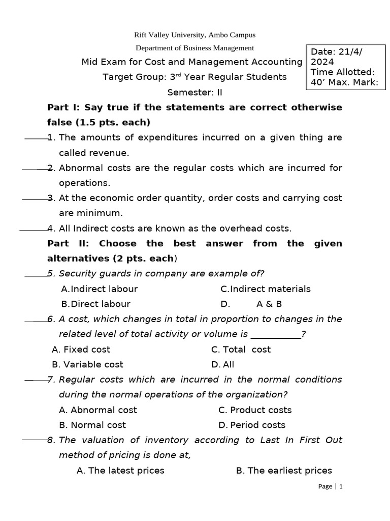 Rvu mid 1 for cost pdf