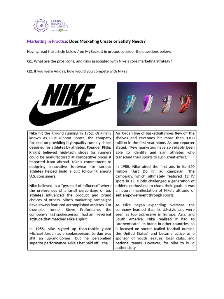 Nike Case Study | PDF