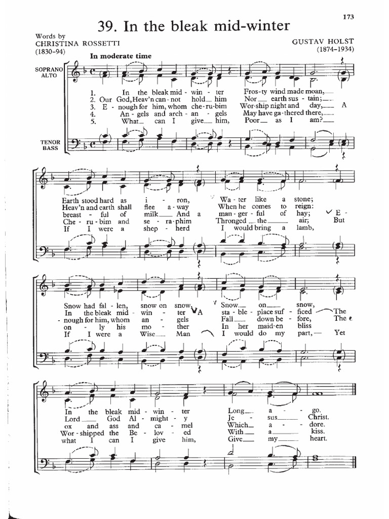 Holst, Gustav - In the bleak mid-winter_A4 2 PDF