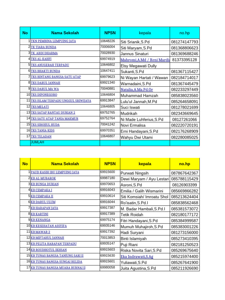 Rekap Pembayaran Organisasi PKG, IGTKI Dan HIMPAUDI-1 | PDF