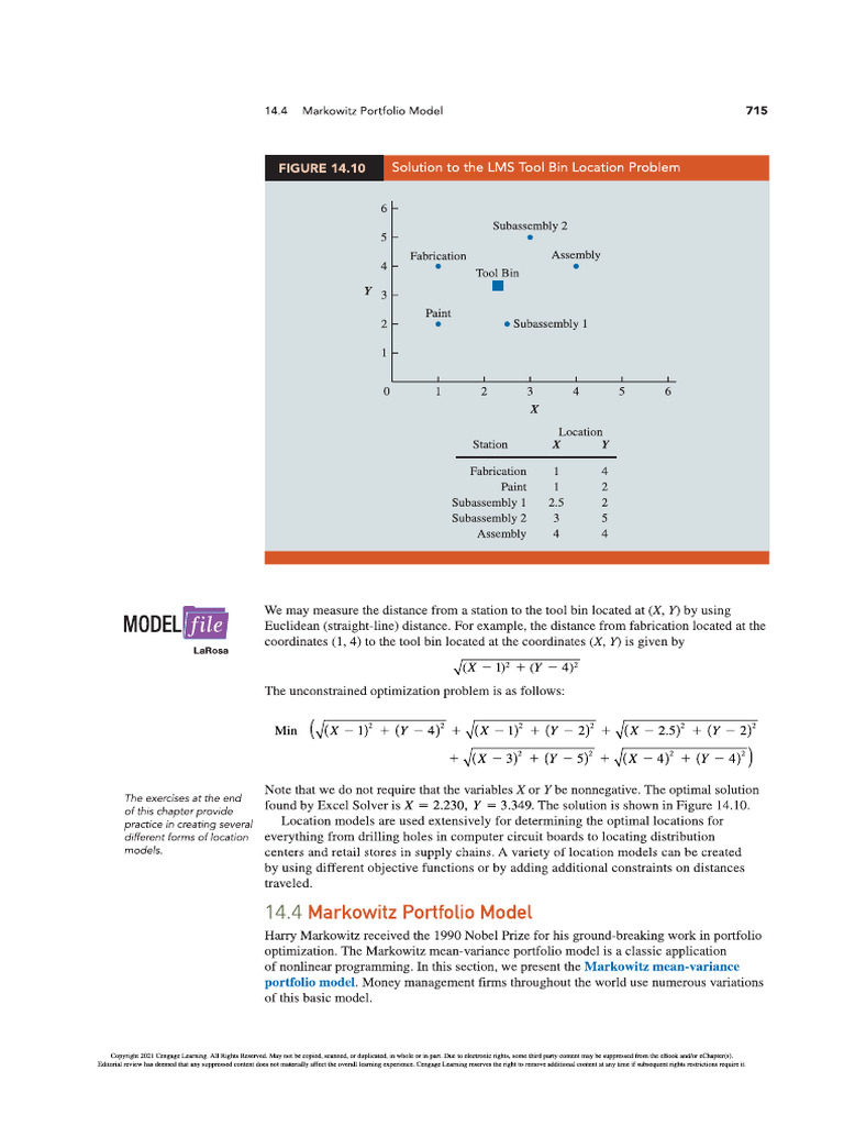 Markowitz Portfolio Model Pdf