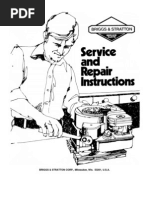 Briggs And Stratton Single Cylinder Repair Manual 270962 Pdf