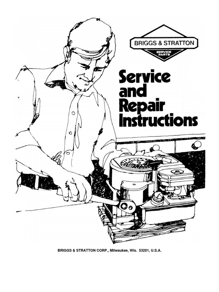 Briggs Stratton Service Manual 70076881 | Internal Combustion Engine |  Carburetor