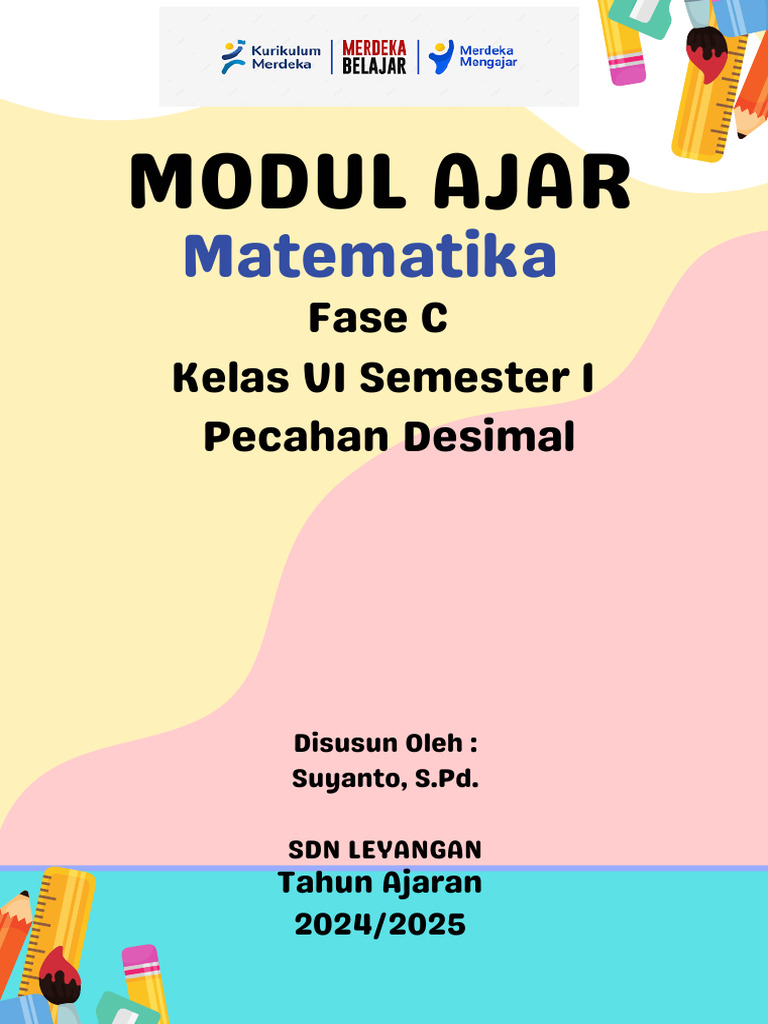 Modul Ajar Bilangan Desimal Pdf