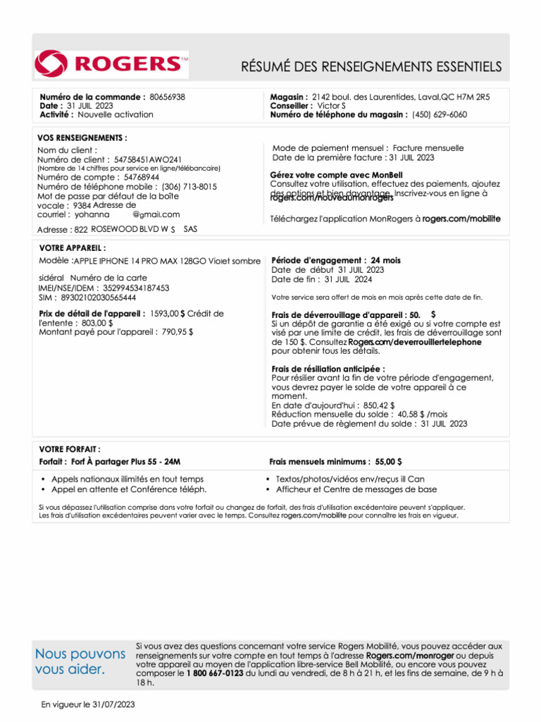 Rogers Canada PDF | PDF