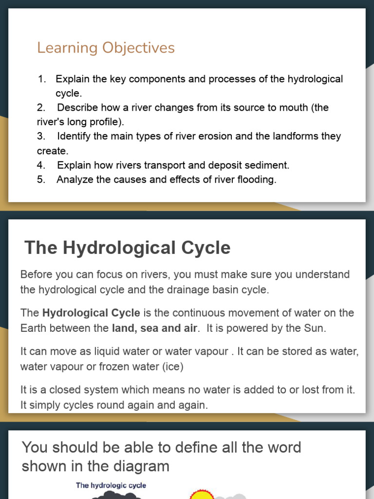 Grade 9 IGCSE Geography | PDF | River | Water