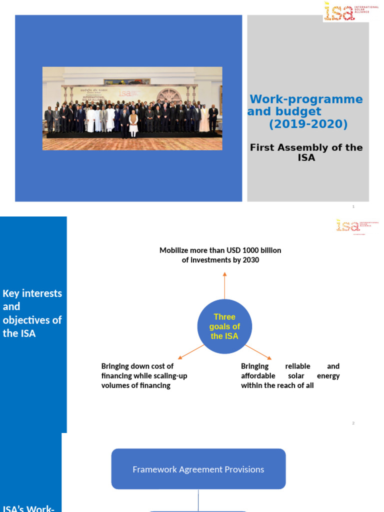15 ISA Work Programme Budget Oct 3 | PDF