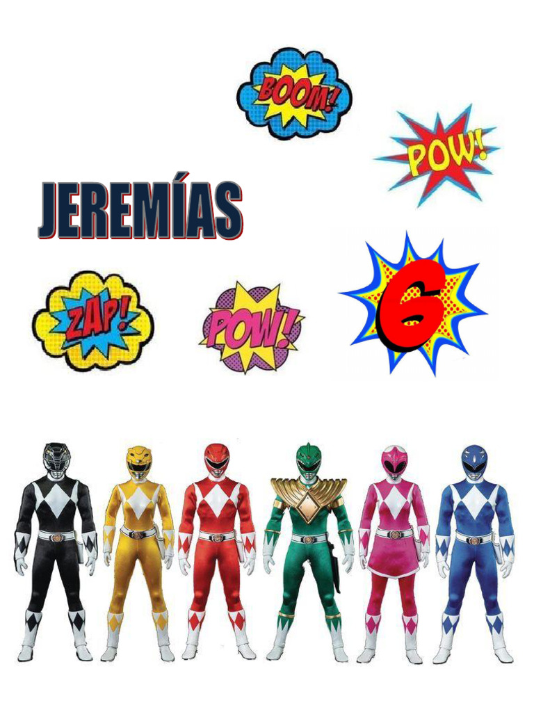 Power Rangers Topper Torta-1 - 231221 - 102550 | PDF