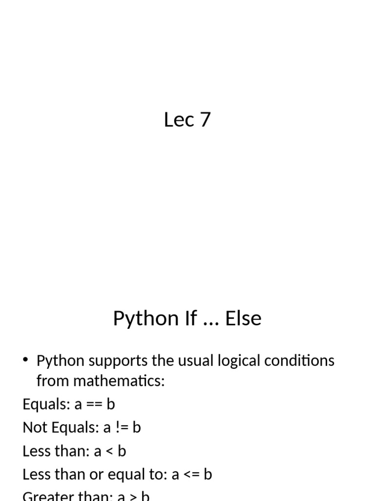 Lec7 Python | PDF