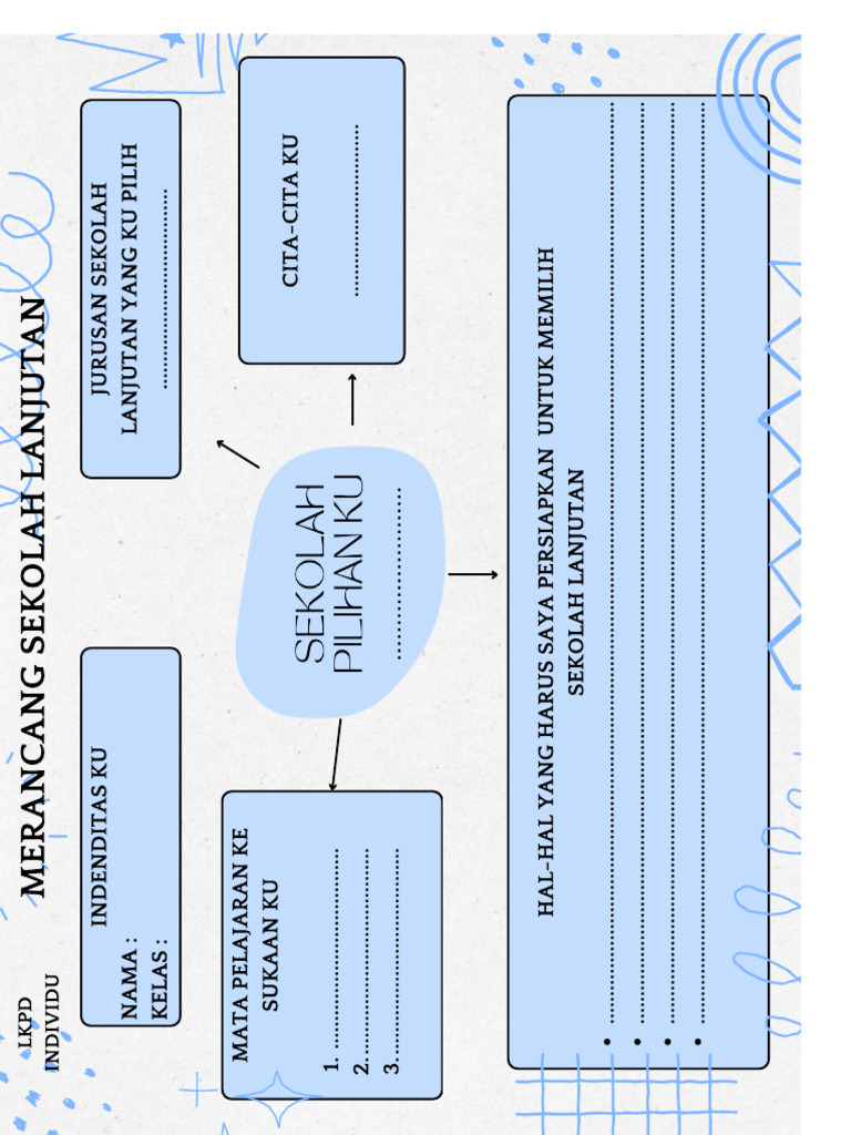 Blue Fun Mind Mapping Graph PDF - 1728225915