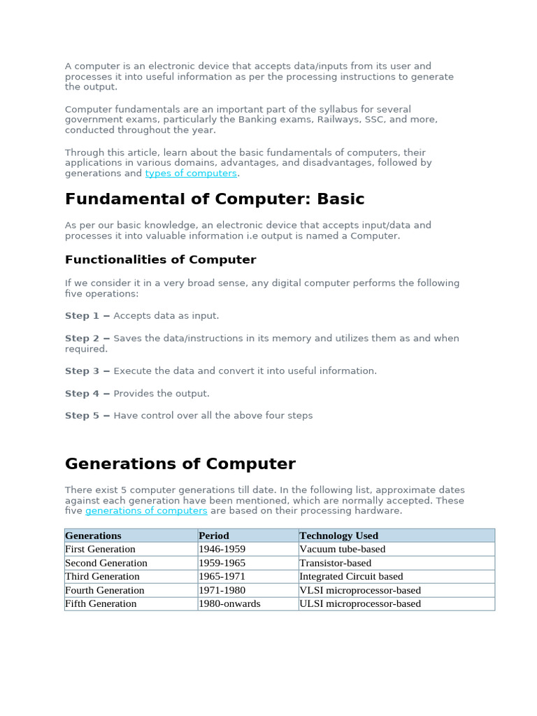 Comp Intro Detailed (A) | PDF