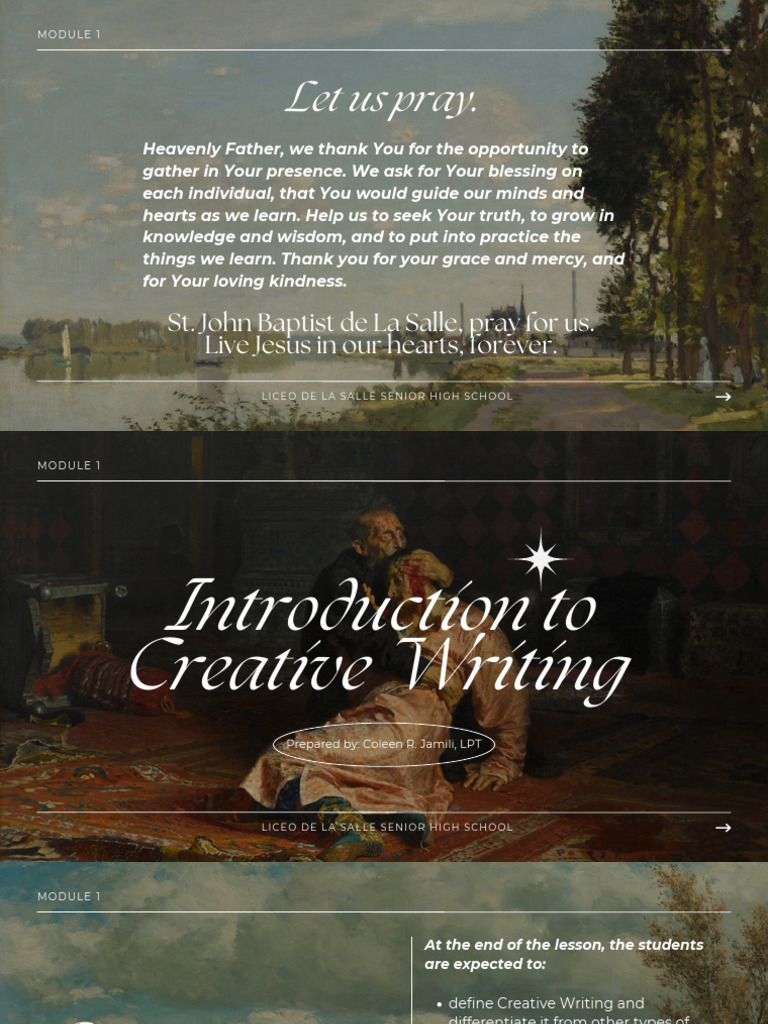 Introduction To Creative Writing | PDF