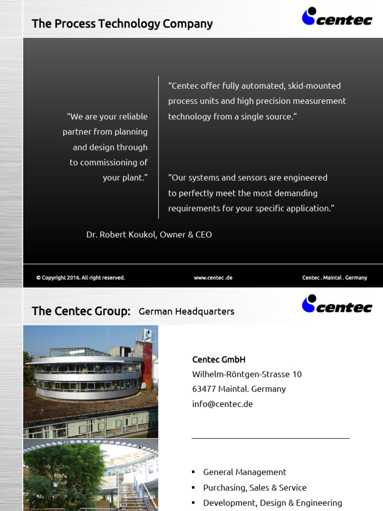 Centec Company Presentation | PDF