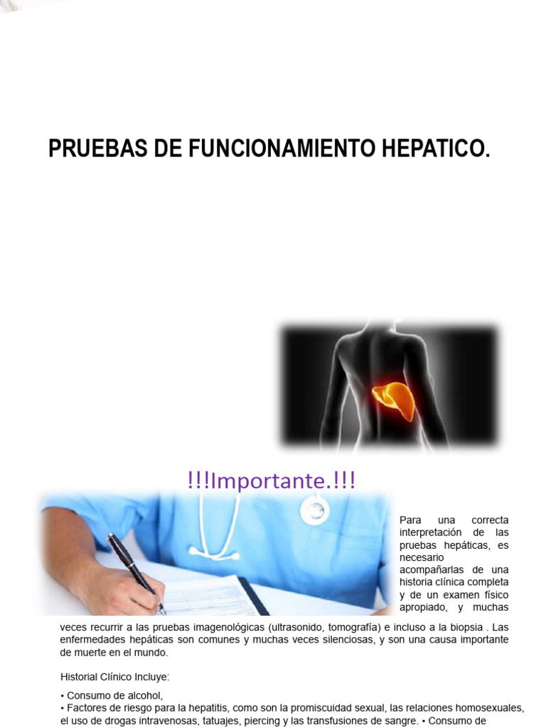 Pruebas De Funcion Hepatica