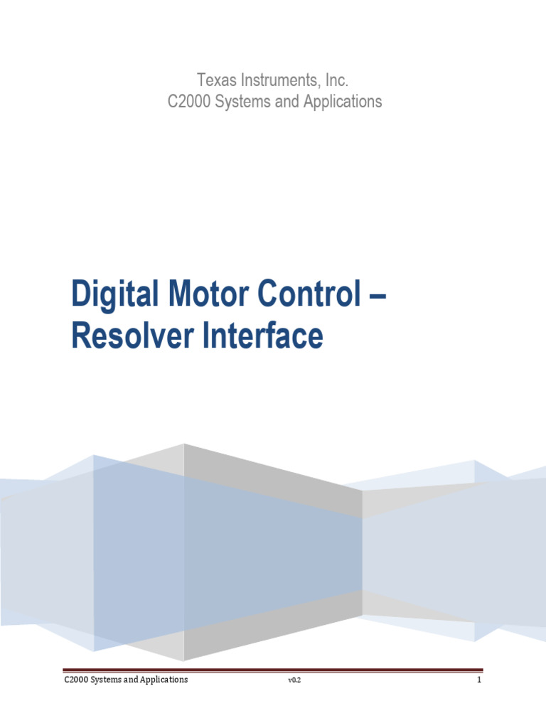 Resolver SW Library | PDF