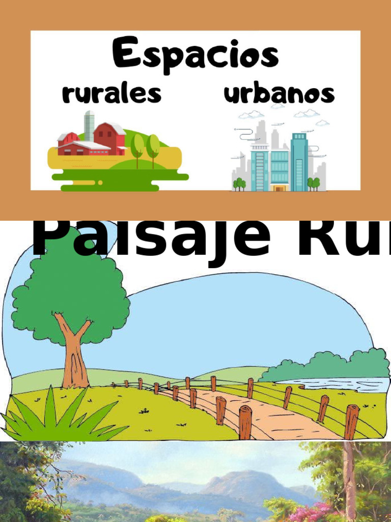 Paisaje Rural y Urbano 1° | PDF