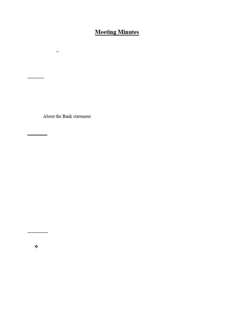 Meeting Minutes 2024 | PDF