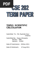 Scientific Calculator