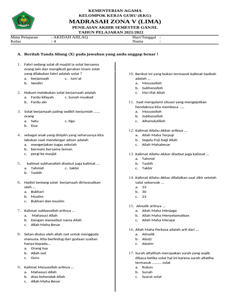 Memahami Akidah Sejak Dini