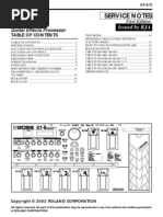 Boss GT-6 Service Notes