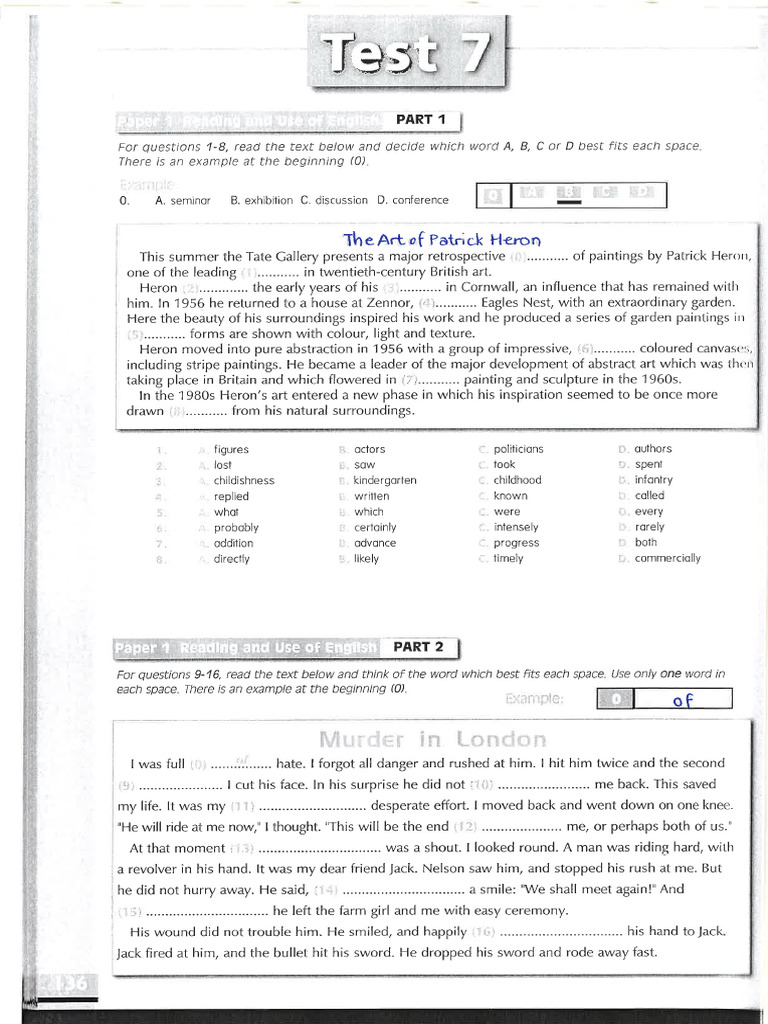 TEST 7 b2 | PDF