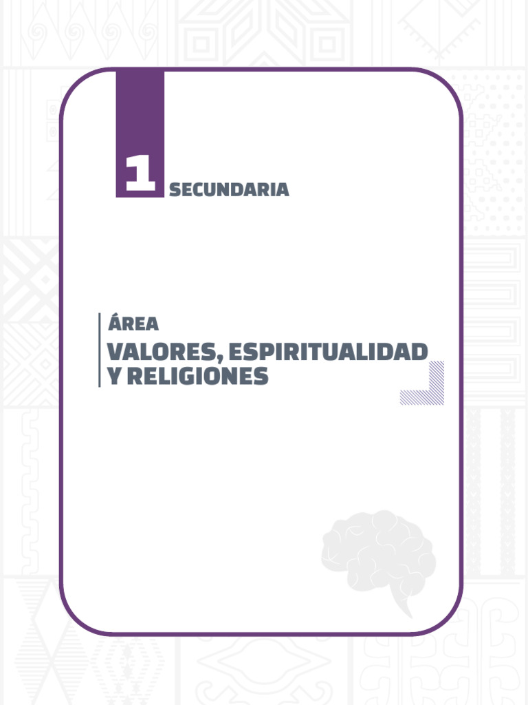 Área Valores, Espiritualidad y Religiones-7-22 | PDF | Amor | Religión ...