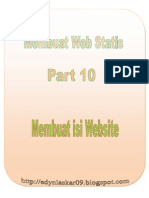 Part 10 Membuat Isi Website