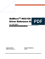 NuMicro NUC100 Series Driver Reference Guide