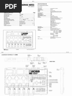 Boss ME-X Service Notes