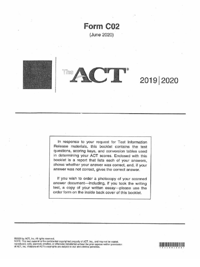 ACT 202006 Form C02 | PDF