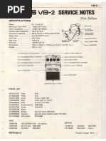 Boss VB-2 Service Notes