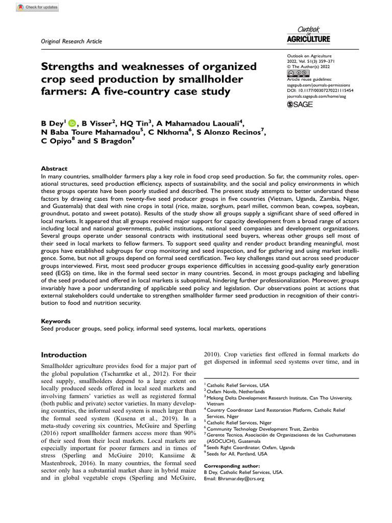 strengths-and-weaknesses-of-organized-crop-seed-production-by