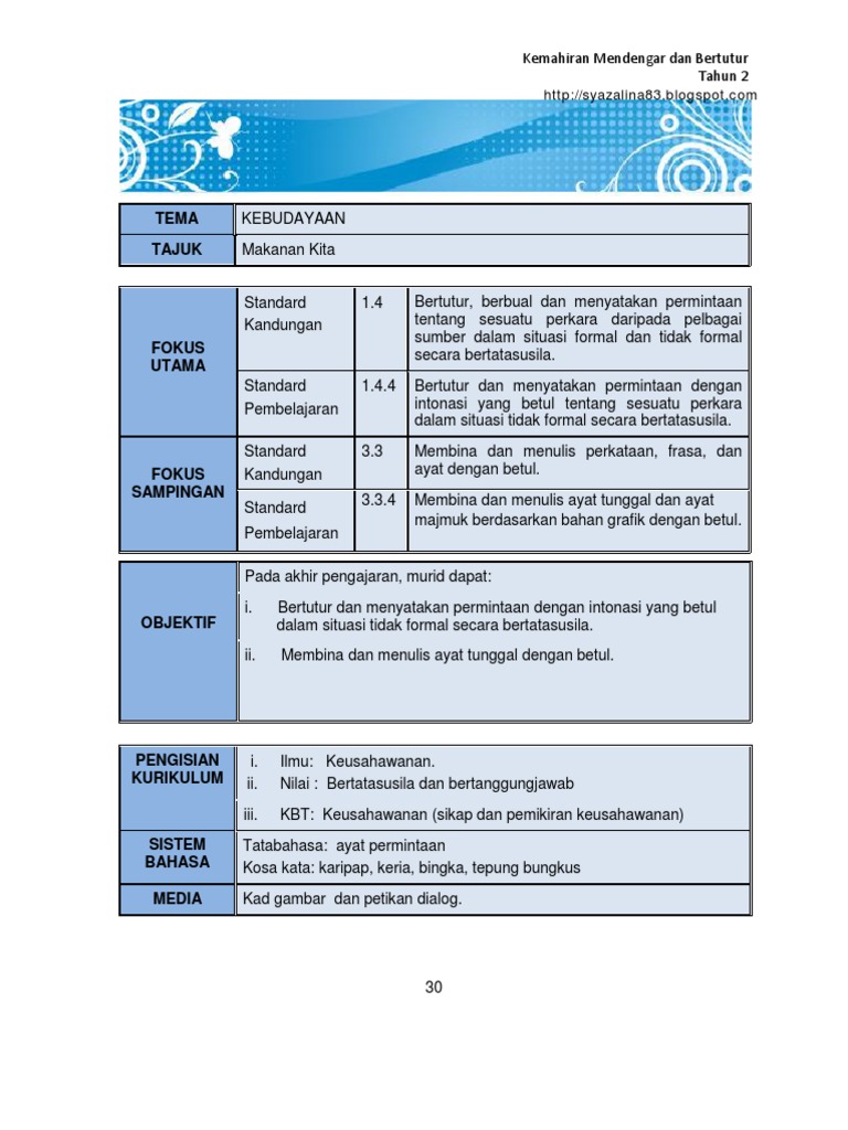 Rph Bahasa Malaysia Tahun 2 Kssr Pdf