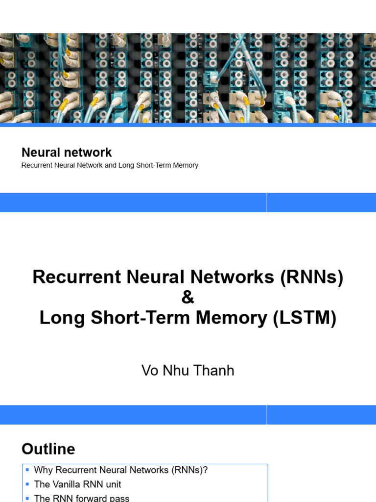 Chapter 10 M NG RNN Explaination | PDF