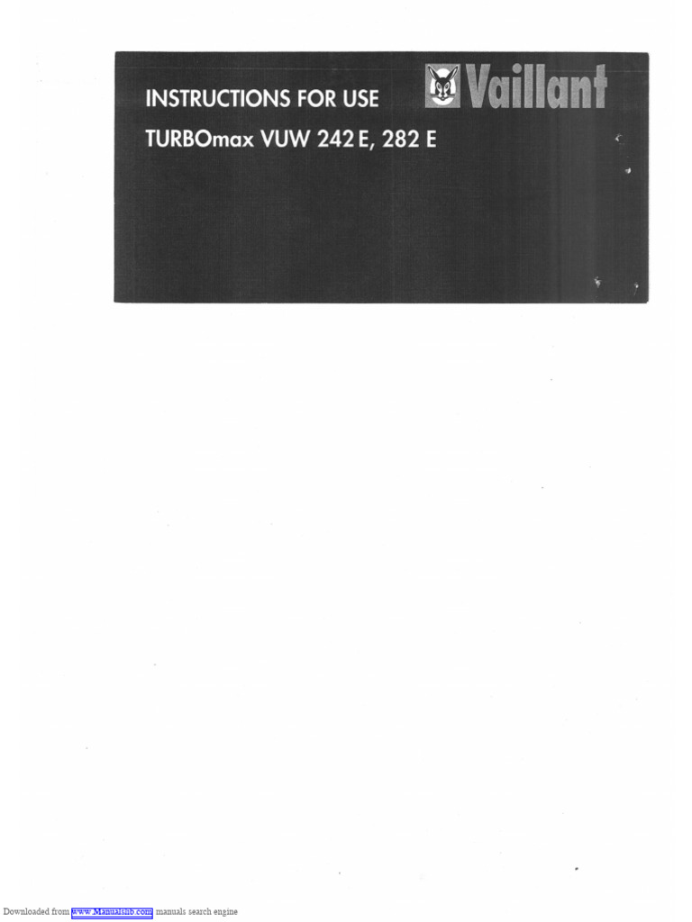 Turbomax Vuw 242 e | PDF
