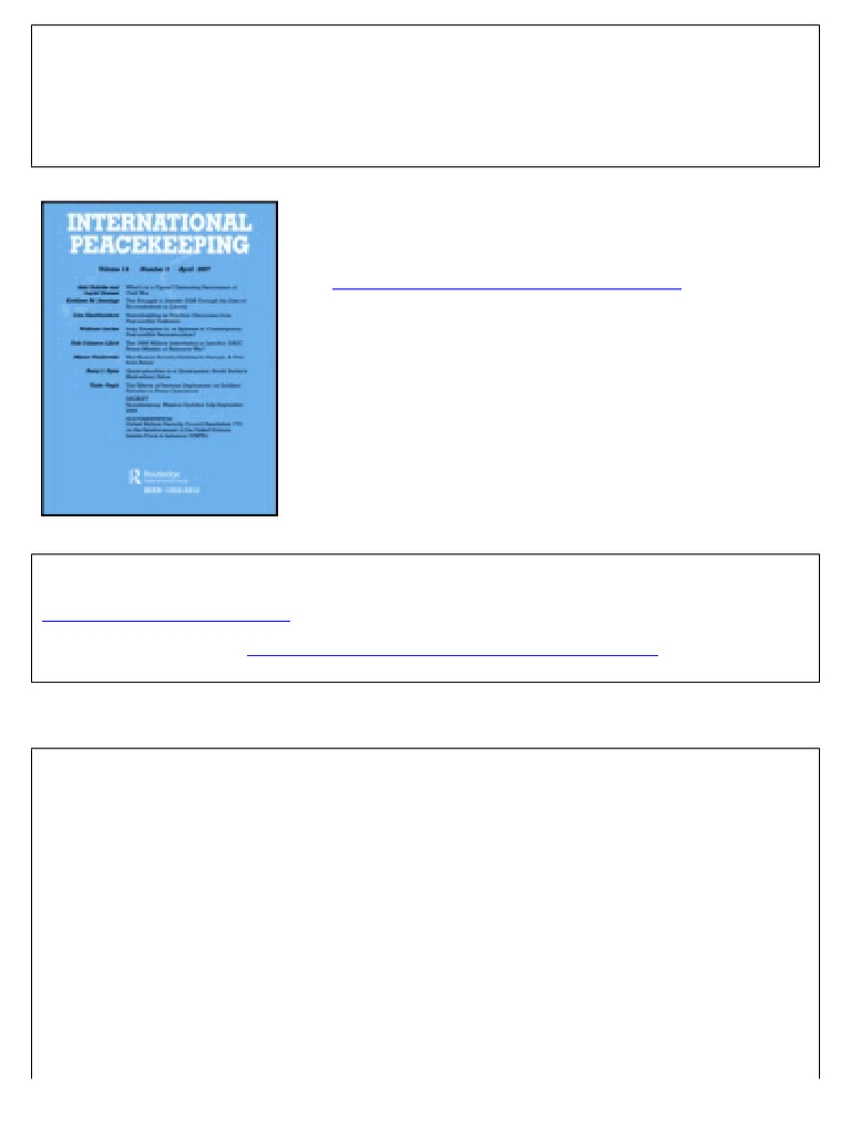 4 Local Perceptions of Assistance To Afghanistan | PDF