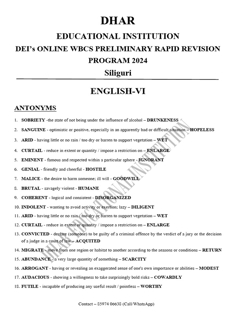 English Vi Pdf