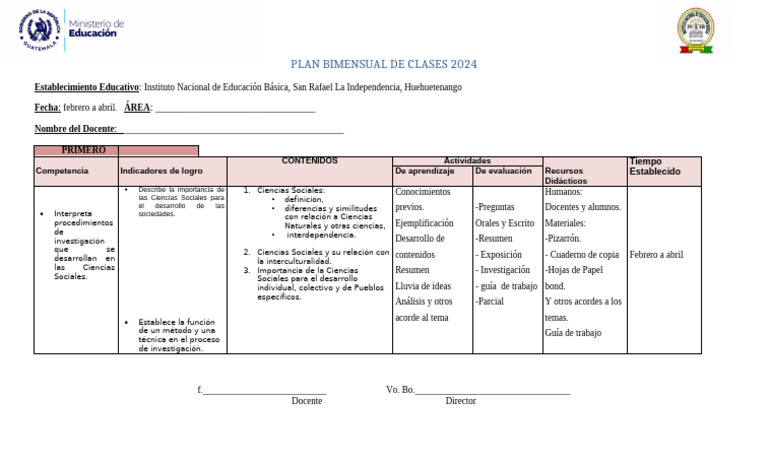 Diseño de Plan | PDF