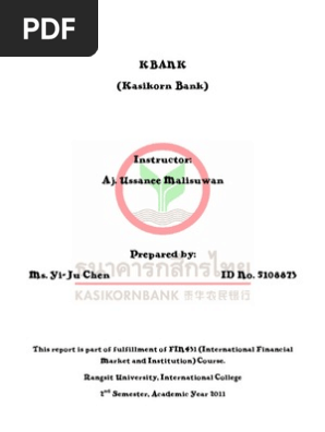 Kasikorn Bank Factoring Finance Securities Finance
