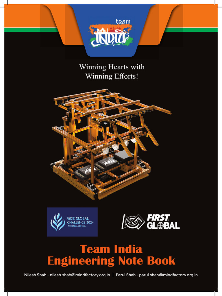 Engineering Notebook Team India FGC 2024 | PDF | Elevator | Gear